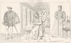FRANCE. Costumes. Henri II; Un Seigneur(1510); Marie-Stuart 1875 old print