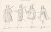 FRANCE. Garde prevote; Cent-Suisse Garde; Roy d'Armes; Secretaire d'Etat 1875