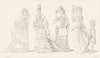 FRANCE. Dame en Echarpe; Mademoiselle Regne Louis XIV(1680); Dames Qualite 1875
