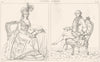 FRANCE. costumes. Marie Antoinette; Louis XVI 1875 old antique print picture