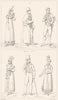 FRANCE. costumes. Modes(1811); Modes(1811) 1875 old antique print picture