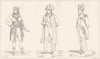 1ST CONSUL. Napoleon(costume Grenadier Guard); Chasseurs a Cheval 1875 print