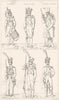 FRANCE. Militaria. Drummer, troops, Grenadier, Marine; Voltigeur; Officer 1875