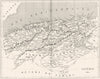 ALGERIA. Afrique Africa. Algeria 1849 1875 old antique vintage map plan chart