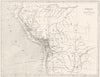 PERU. Amerique. Perou et Bolivie 1841 Bolivia 1875 old antique map plan chart
