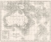 AUSTRALASIA. New Holland; Melanesie(Melanesia)-Rienzi 1875 old antique map