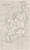 IRELAND. Irlande 1843 1879 old antique vintage map plan chart