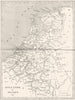 NETHERLANDS. Holland et Belgique 1843 1879 old antique vintage map plan chart