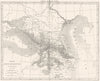 EURASIA. Region caucasienne(Caucasus)Caucasus 1879 old antique map plan chart