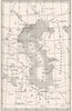 ASIA. Littoral de la Mer Caspienne(Caspian)Caspian Sea 1879 old antique map