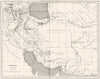 IRAN. Perse(Persia)(Ancienne)Dressee Ancient Persian 1879 old antique map