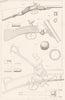 MILITARIA. Art Militaire. Fusil Lefaucheux Fusil Robert 1879 old antique print