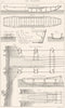TOWNS. Art Militaire. Equipages de Ponts 1879 old antique print picture