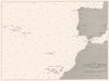 GIBRALTAR. Jan-May 1941. Straits of & approaches to Mediterranean west 1954 map
