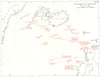 ICELAND. Pursuit of Bismarck 1st phase 7 22 pm 23rd May-8 am 24th 1941 1954 map
