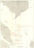 MALAYSIA. Sinking of HMS's Prince Wales & Repulse, 10th Dec 1941 1954 old map