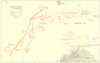 ARCTIC. Convoys PQ 17 & QP 13 3rd-6th July 1942 1956 old vintage map chart