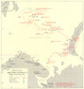ARCTIC. Convoy PQ 17 movements of ships 4th-28th July 1942 1956 old map