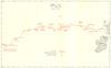 BATTLE OF THE ATLANTIC. 2nd campaign, convoy routes. SC 94 Aug 1942 1956 map