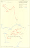 ARCTIC. Defence of Convoy JW 51B 8. 30-10. 30am 31st Dec 1942 1956 old map