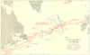 BATTLE OF THE ATLANTIC. Convoys SC 122 & HX 229 6th-22nd March 1943 1956 map
