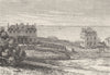 SEINE-MARITIME. Maisons de Alexandre Dumas Montigny, a Puys 1880 old print
