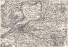 VAUCLUSE. Avignon. Carte des environs d'Avignon, sketch map 1880 old