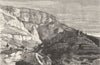 VAUCLUSE. Avignon. La fontaine de Vaucluse 1880 old antique print picture