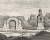 BOUCHES-DU-RHÔNE. Avignon. Saint, Remy 1880 old antique vintage print picture