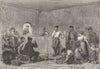 RHÔNE. Lyon. La livraison des pieces, composition 1880 old antique print
