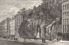 RHÔNE. Lyon. L'homme de la Roche 1880 old antique vintage print picture