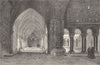 BOUCHES-DU-RHÔNE. Arles. cloitre de St-Trophime 1880 old antique print picture