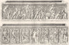 ARLES. Ancient tombs. olive harvest Church Archbishop's Palace 1880 old print