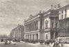 BOUCHES-DU-RHÔNE. Marseille. La Bourse 1880 old antique vintage print picture