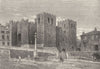 BOUCHES-DU-RHÔNE. Marseille. L'abbaye de Saint-Victor 1880 old antique print