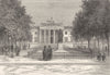 BOUCHES-DU-RHÔNE. Marseille. Le Palais de Justice 1880 old antique print