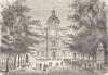 BOUCHES-DU-RHÔNE. Marseille. La Prefecture 1880 old antique print picture