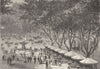 BOUCHES-DU-RHÔNE. Marseille. Le cours Saint-Louis 1880 old antique print