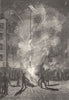 BOUCHES-DU-RHÔNE. Marseille. Le feu de la Saint-Jean 1880 old antique print