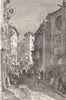BOUCHES--RHÔNE. Marseille. Marche chiffonniers devant l'eglise St-martin 1880