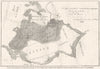 MARSEILLE. Massalia peninsula Roman times Phoenician Greek massalietes 1880 map