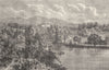 BOUCHES-DU-RHÔNE. Marseille. Le chateau Borely 1880 old antique print picture