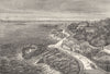BOUCHES-DU-RHÔNE. Marseille. Le Corniche 1880 old antique print picture