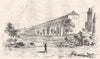 YVELINES. Aqueduc de Marly 1880 old antique vintage print picture