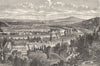 YVELINES. Panoramique, prise de terrasse du pavillon Dubarry(cote droit) 1880