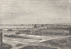 MANCHE. Cherbourg. Cales couvertes du bassin Napoleon III 1880 old print