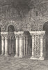 MAINE-LOIRE. Angers. Arceaux Romans de l'abbaye St-Aubin 1880 old print