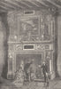MAINE-ET-LOIRE. Angers. Cheminee du Logis Lanier 1880 old antique print
