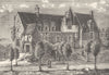 MAINE-ET-LOIRE. Angers. Hospice des Penitentes 1880 old antique print picture