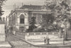MAINE-ET-LOIRE. Angers. Le Cercle d'angers 1880 old antique print picture
